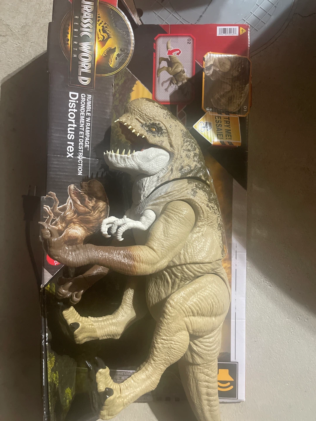 Jurassic World Rumble 'N Rampage Distortus Rex Toy