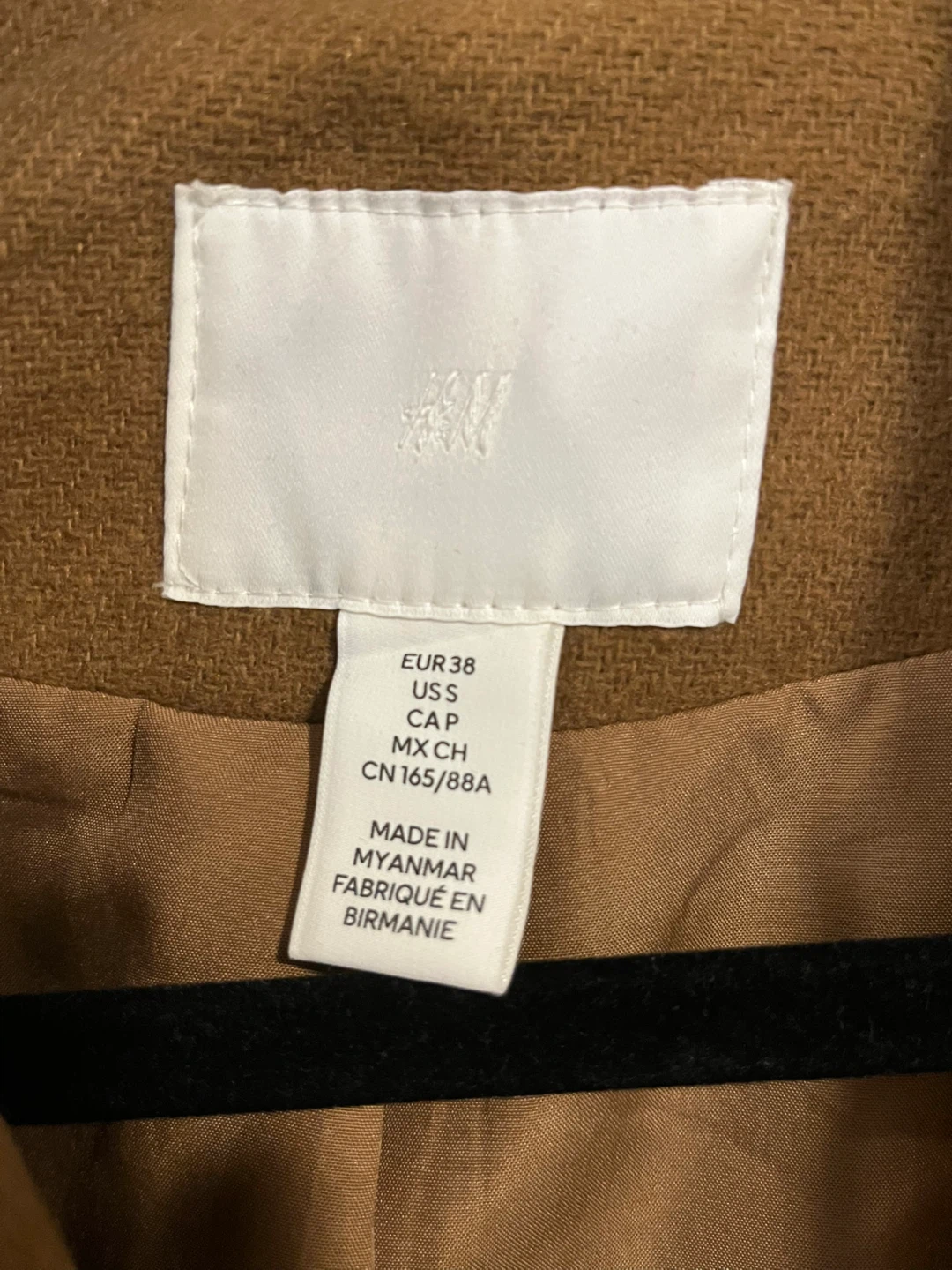 Women’s Dark Beige Belt Coat (H&M) - Size S - photo 3