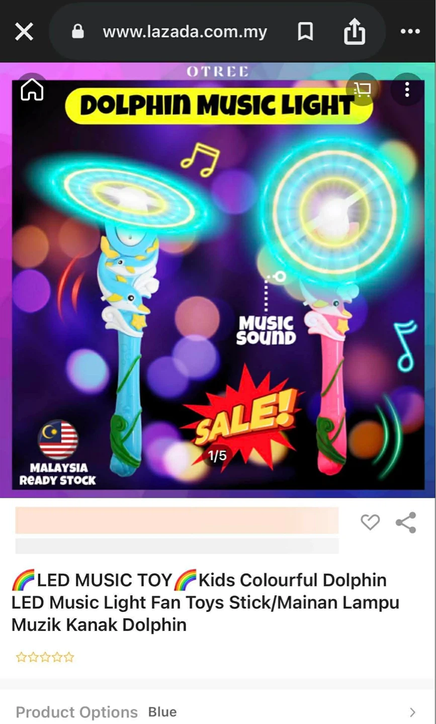 LED Music Light Dolphin Toy - photo 2