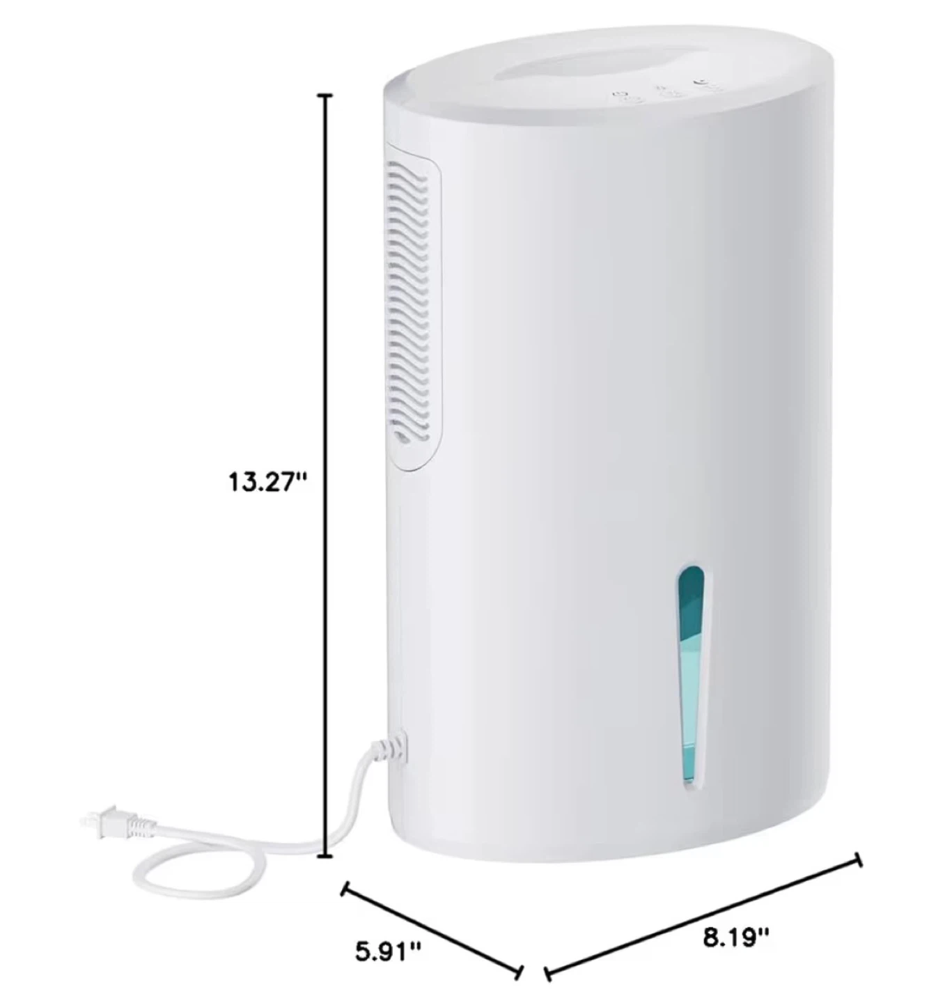 White Dehumidifier with Continuous Drain Hose - photo 2