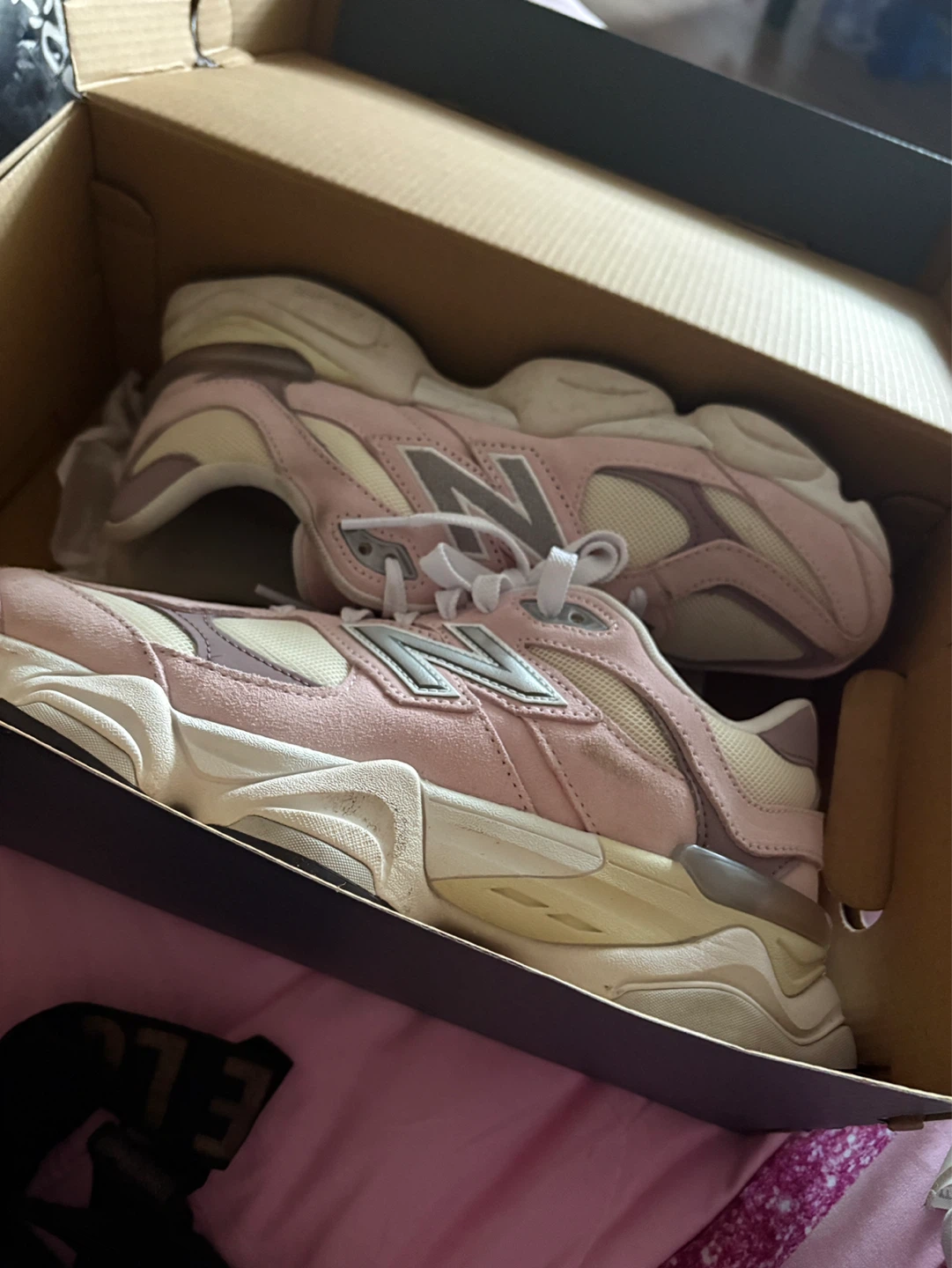 New Balance kids 9060 Sneakers - Pink/Cream