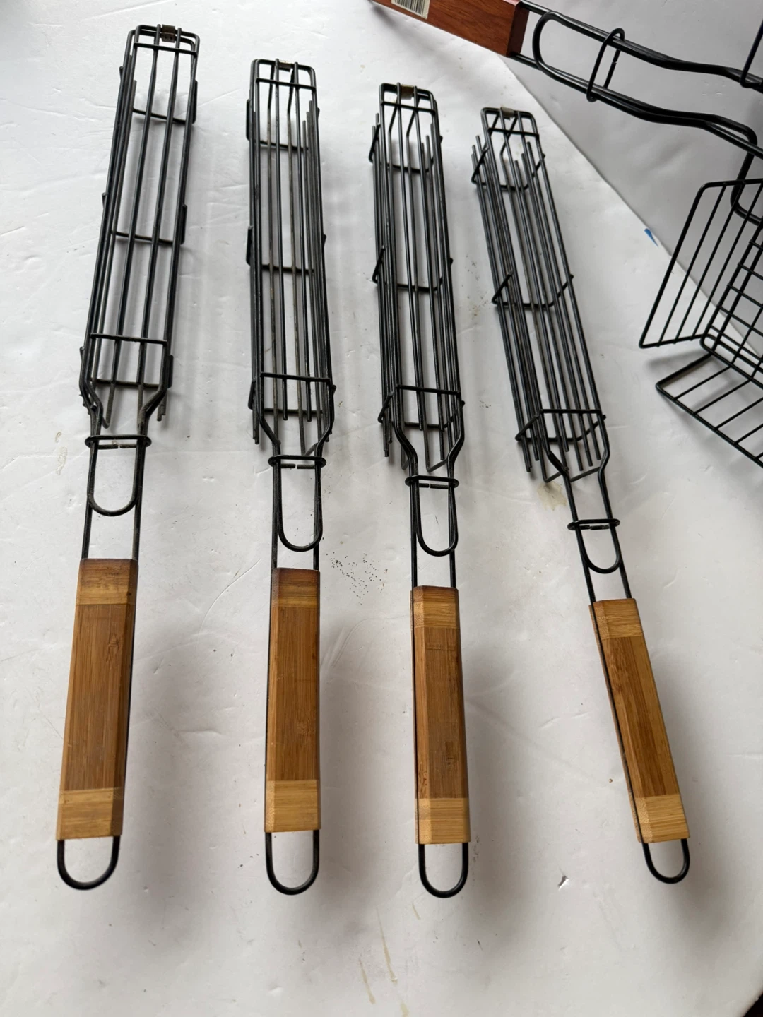 Grill Basket Set with Wooden Handles - photo 2