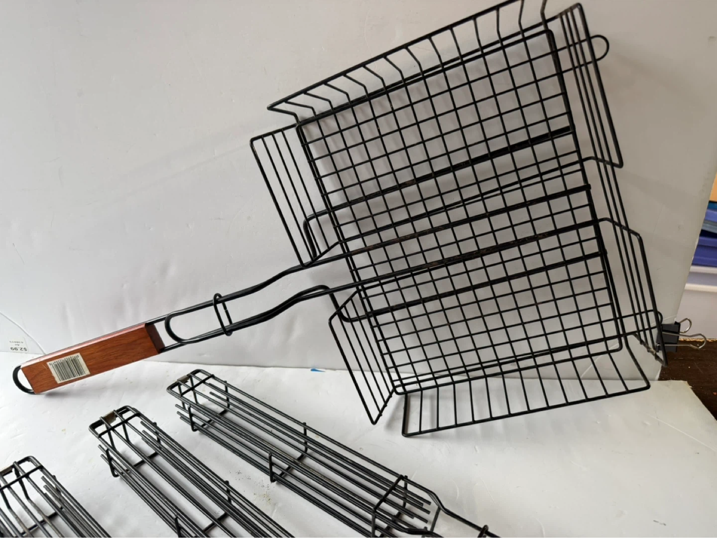 Grill Basket Set with Wooden Handles - photo 3