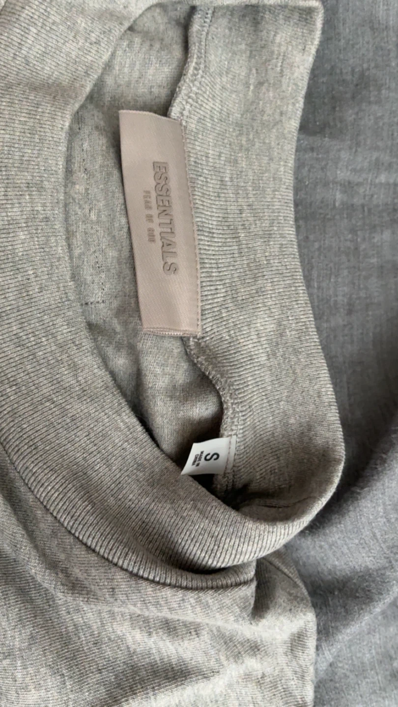 Fear of God Essentials Grey T-Shirt Size S - photo 3
