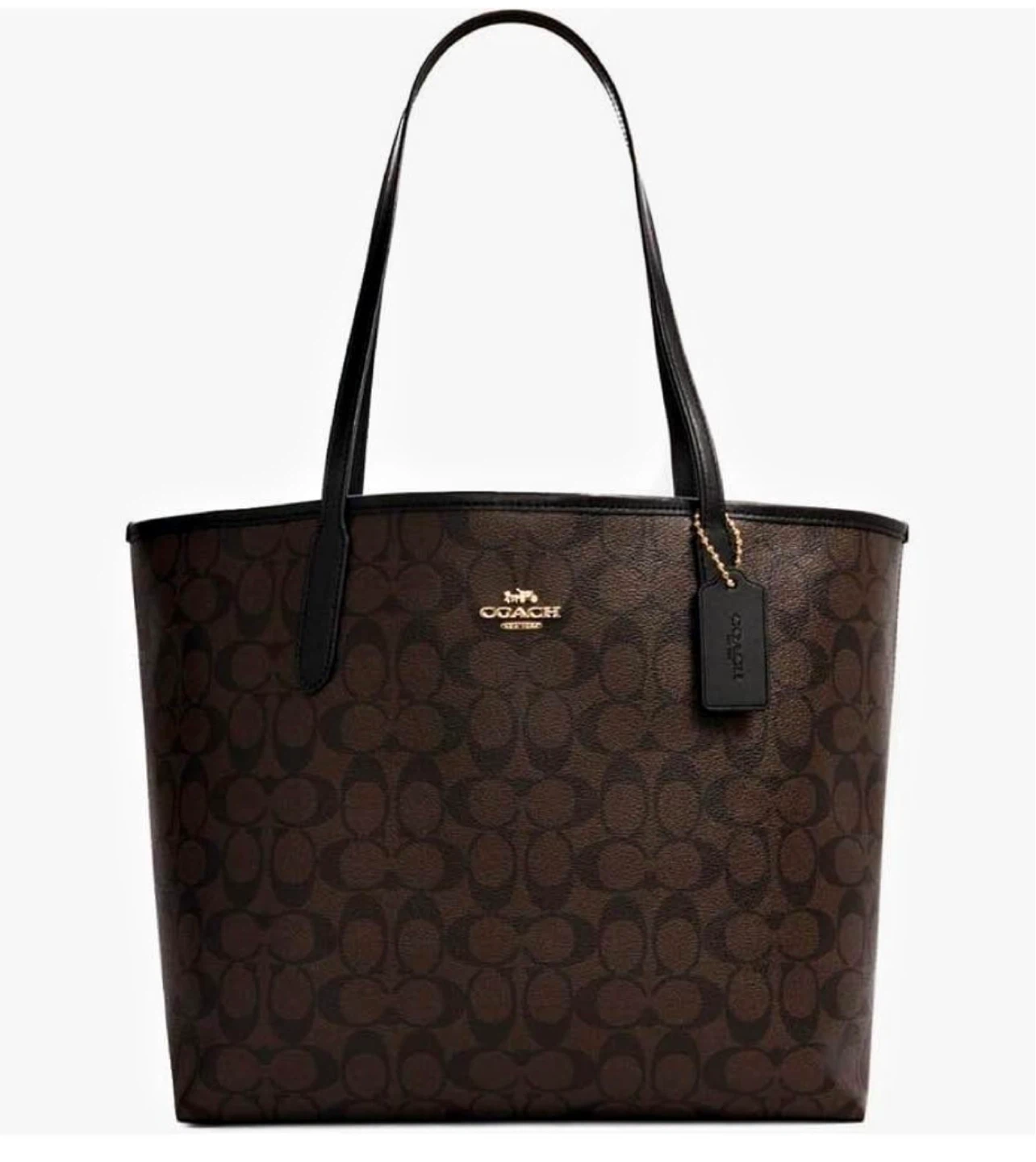 Coach City Tote Bag in Signature Canvas - photo 3