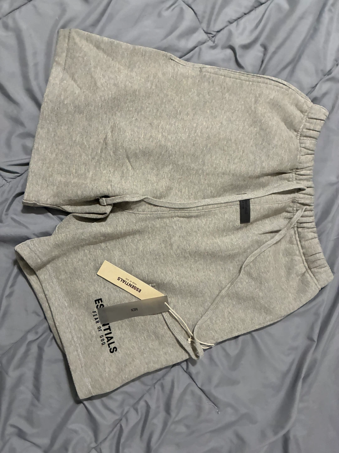Fear of God Essentials Grey Sweat Shorts Size S