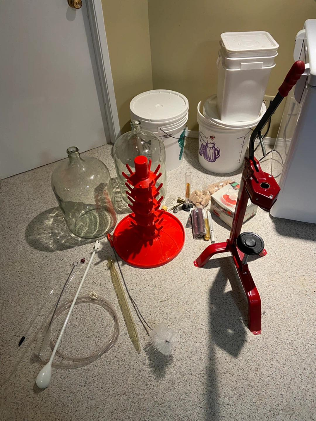 Wine making starter kit.
