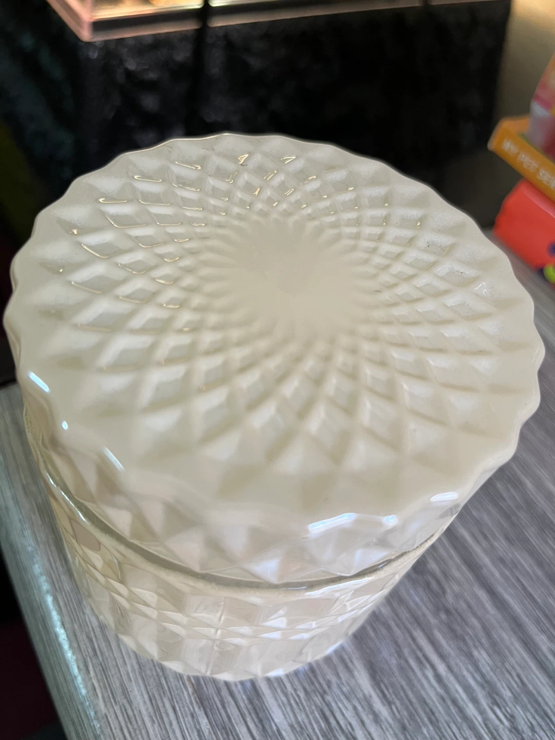 Decorative Frosted Glass Jar Candle 🌱 Holder - photo 2