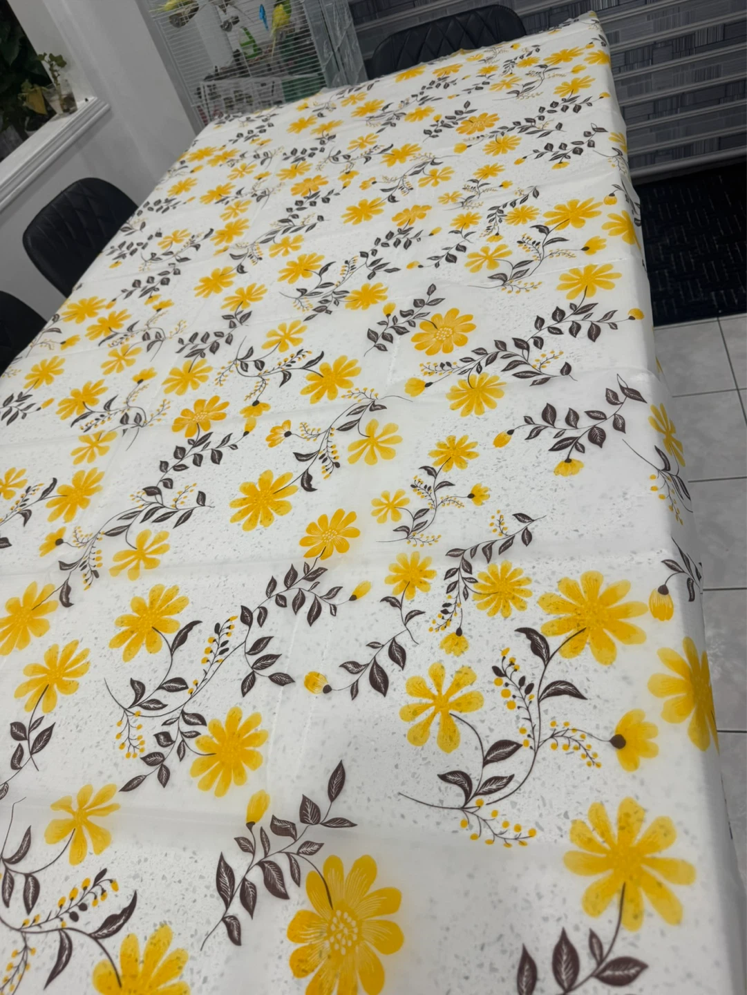 Floral Print Tablecloth