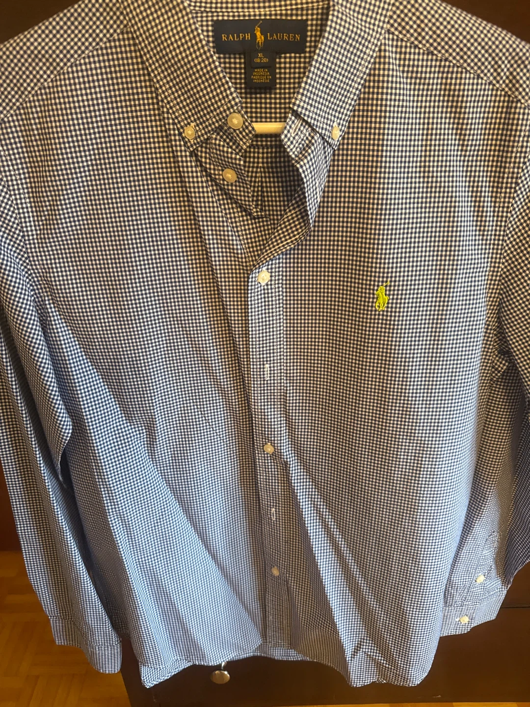 Ralph Lauren Gingham Button-Down Shirt - XL - photo 2