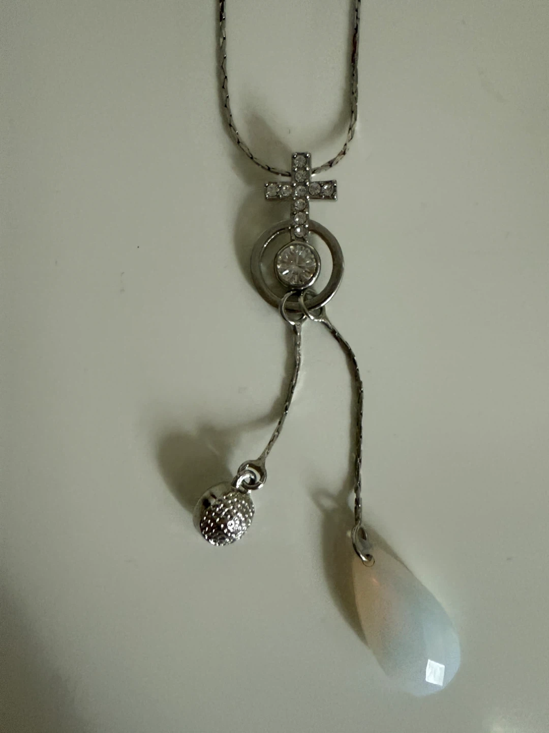 Silver Tone Pendant Necklace new