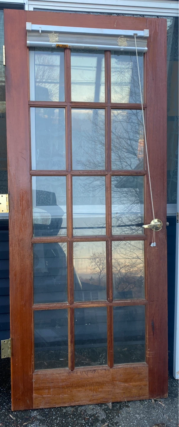 32 x 84 Wood French Doors with Glass Panes - photo 2