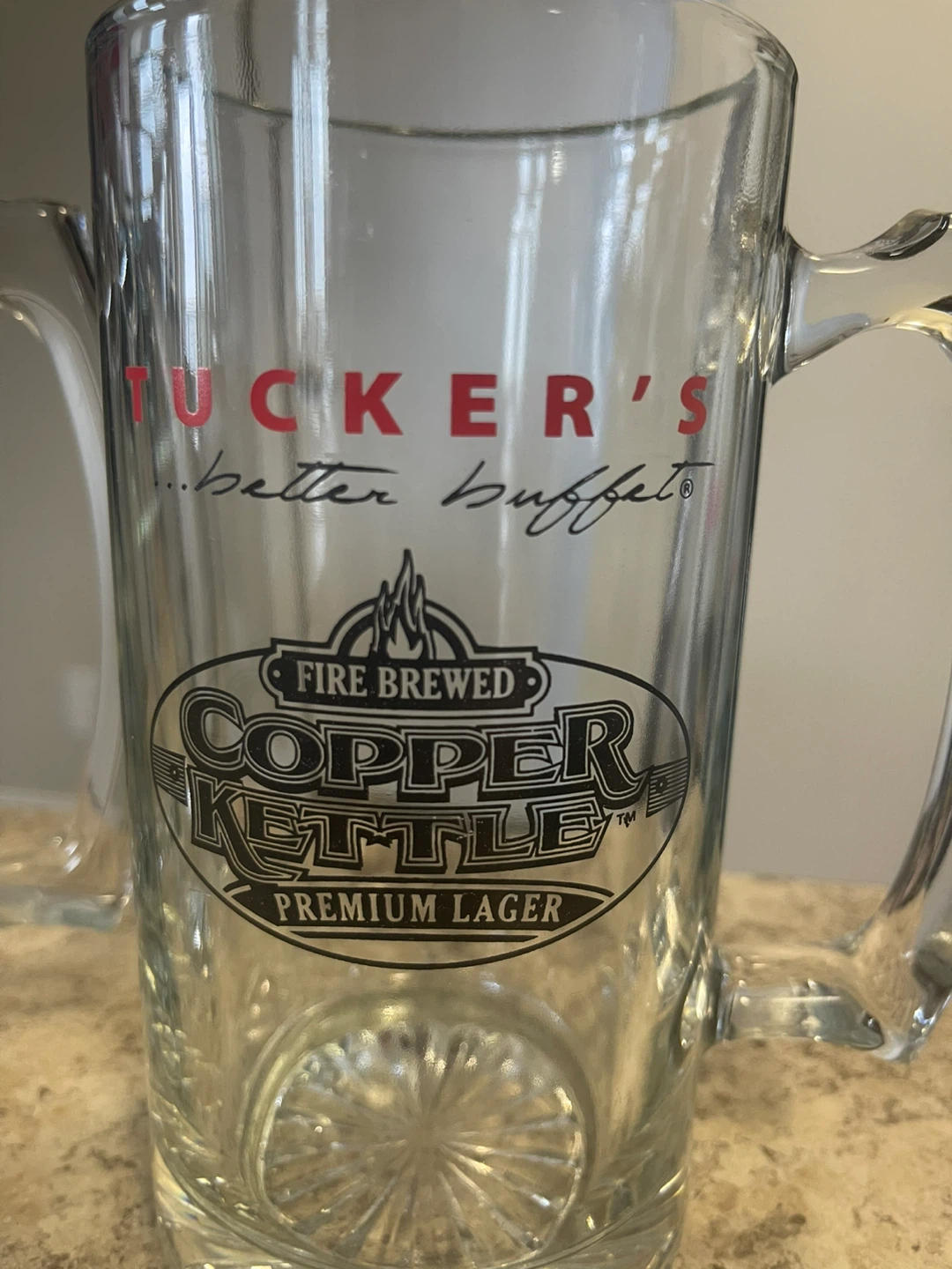 FREE Tucker's Copper Kettle Premium Lager Beer Mugs (Set of 2)