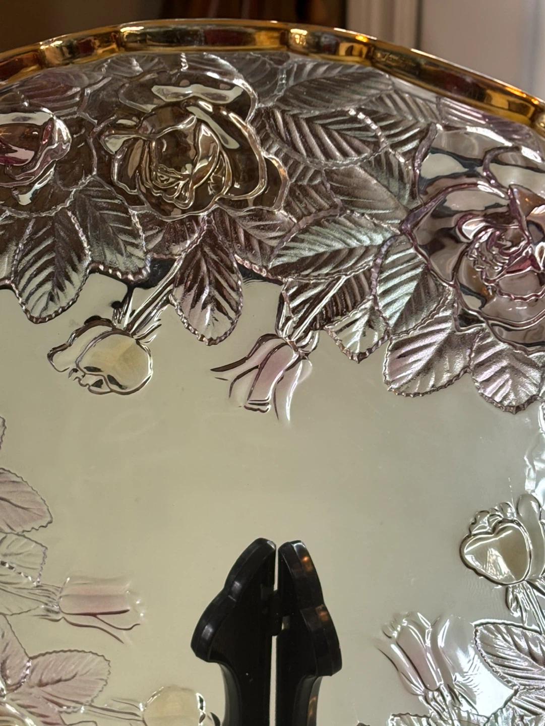 Decorative Embossed Rose Platter - photo 4