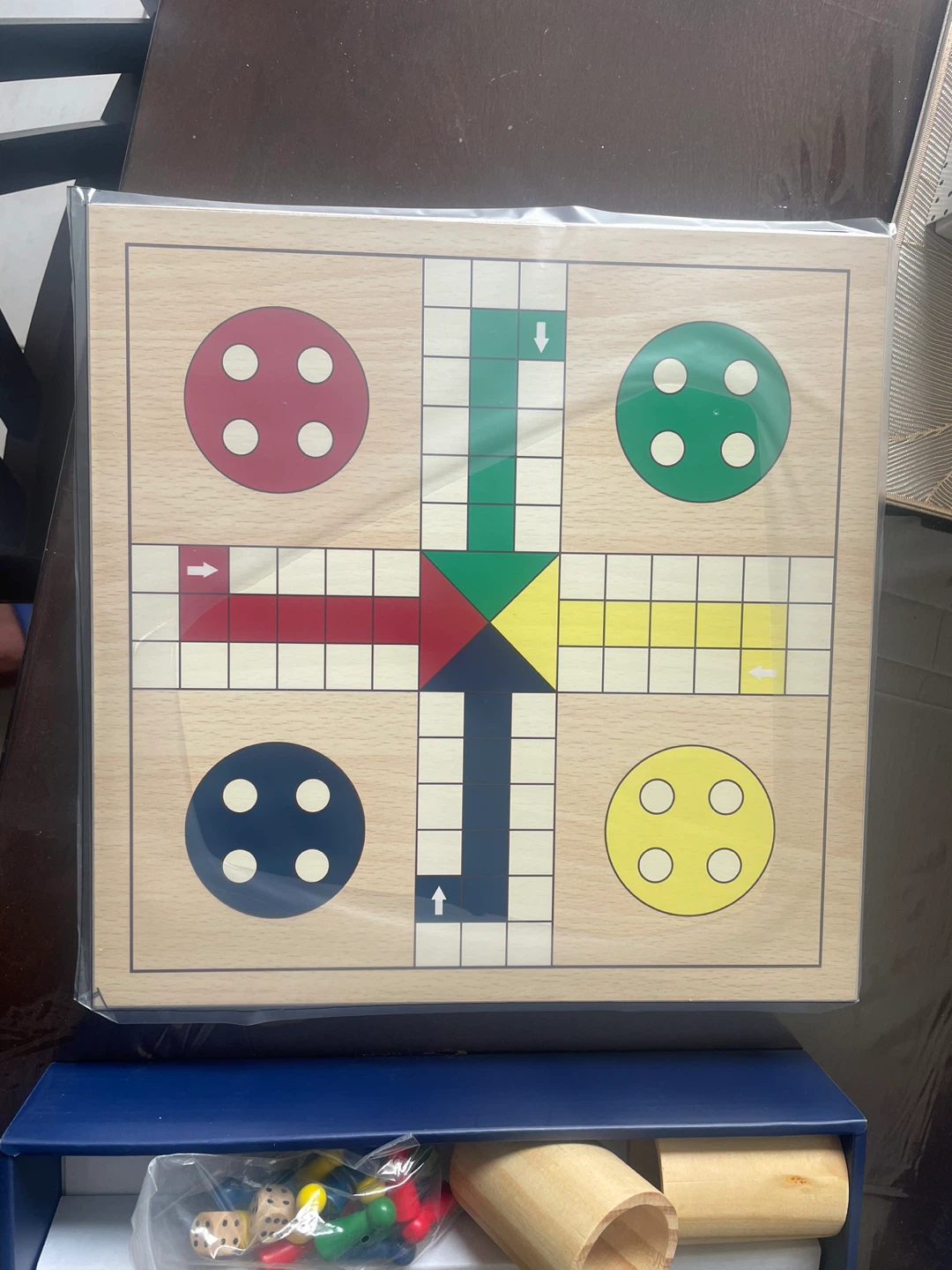 Wooden Board Game Set