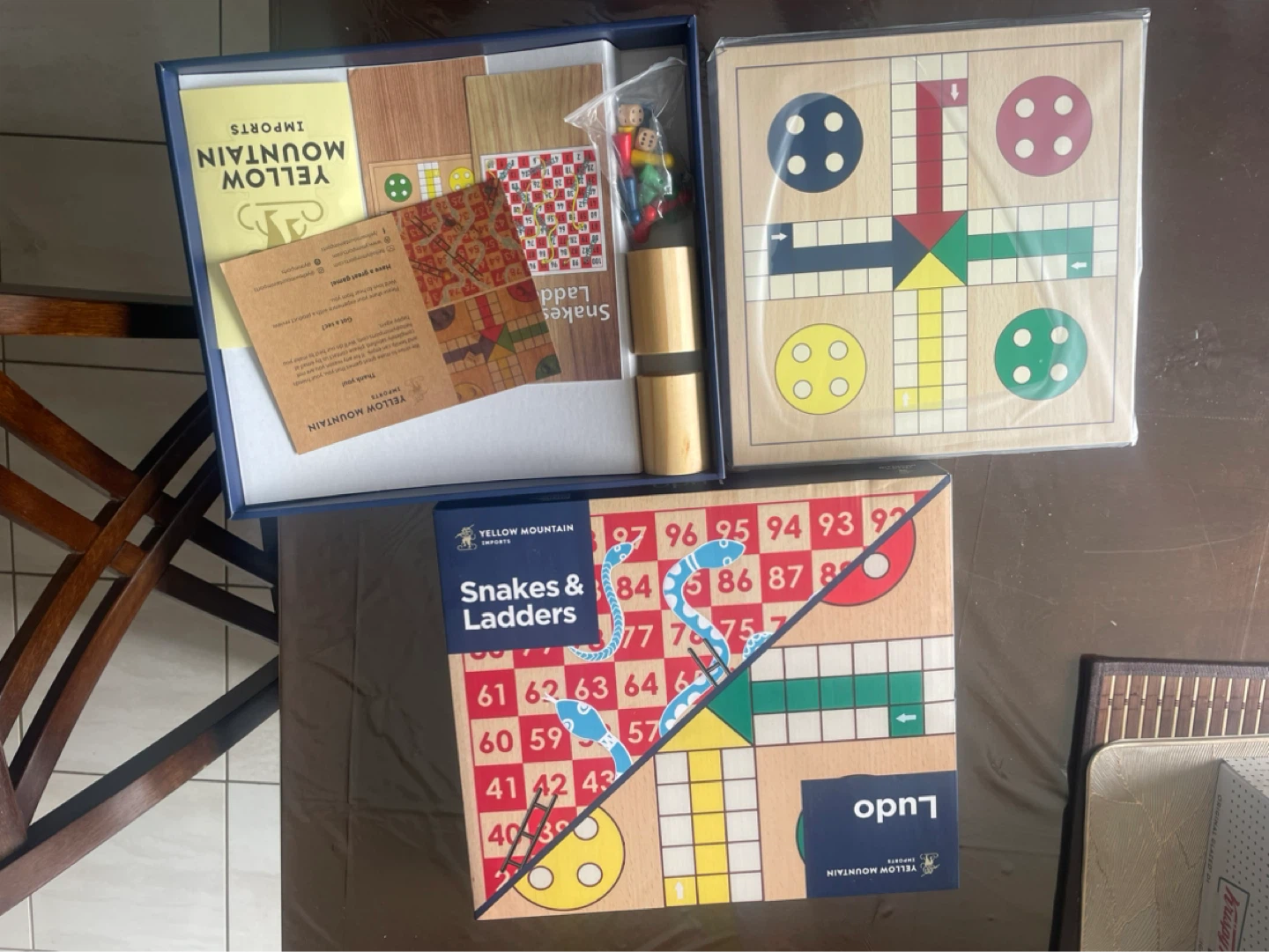 Wooden Board Game Set - photo 3