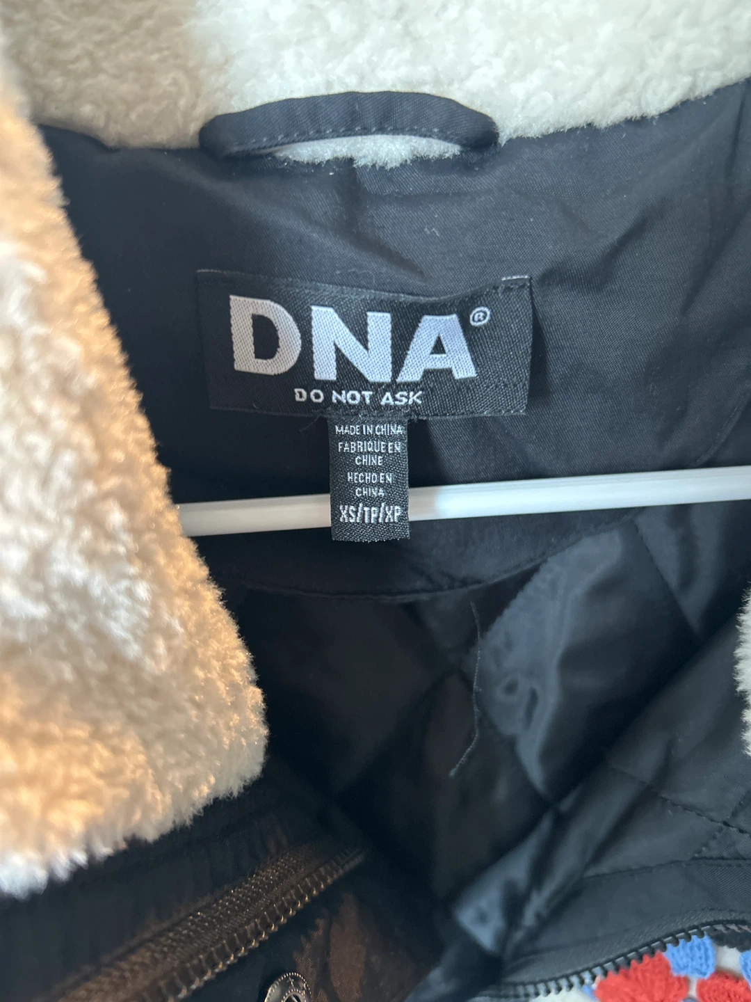 DNA Colorful Crochet Sherpa Jacket - photo 3