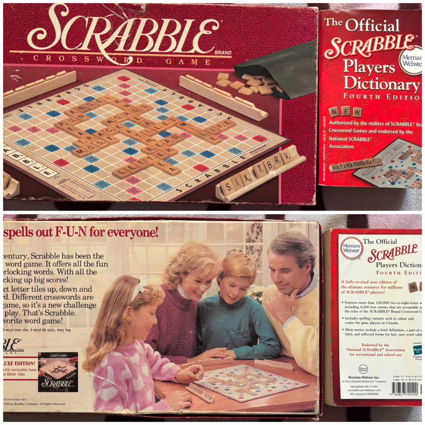 (Bundle) Scrabble - *With Dictionary*