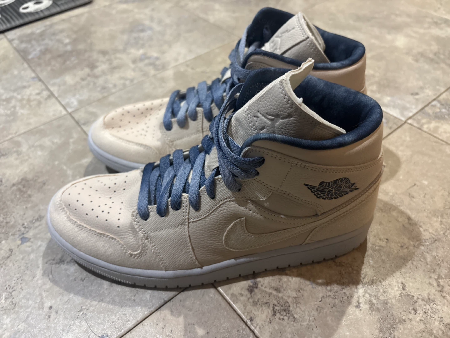 Nike Air Jordan 1 Mid SE Sanddrift Sneakers - photo 3