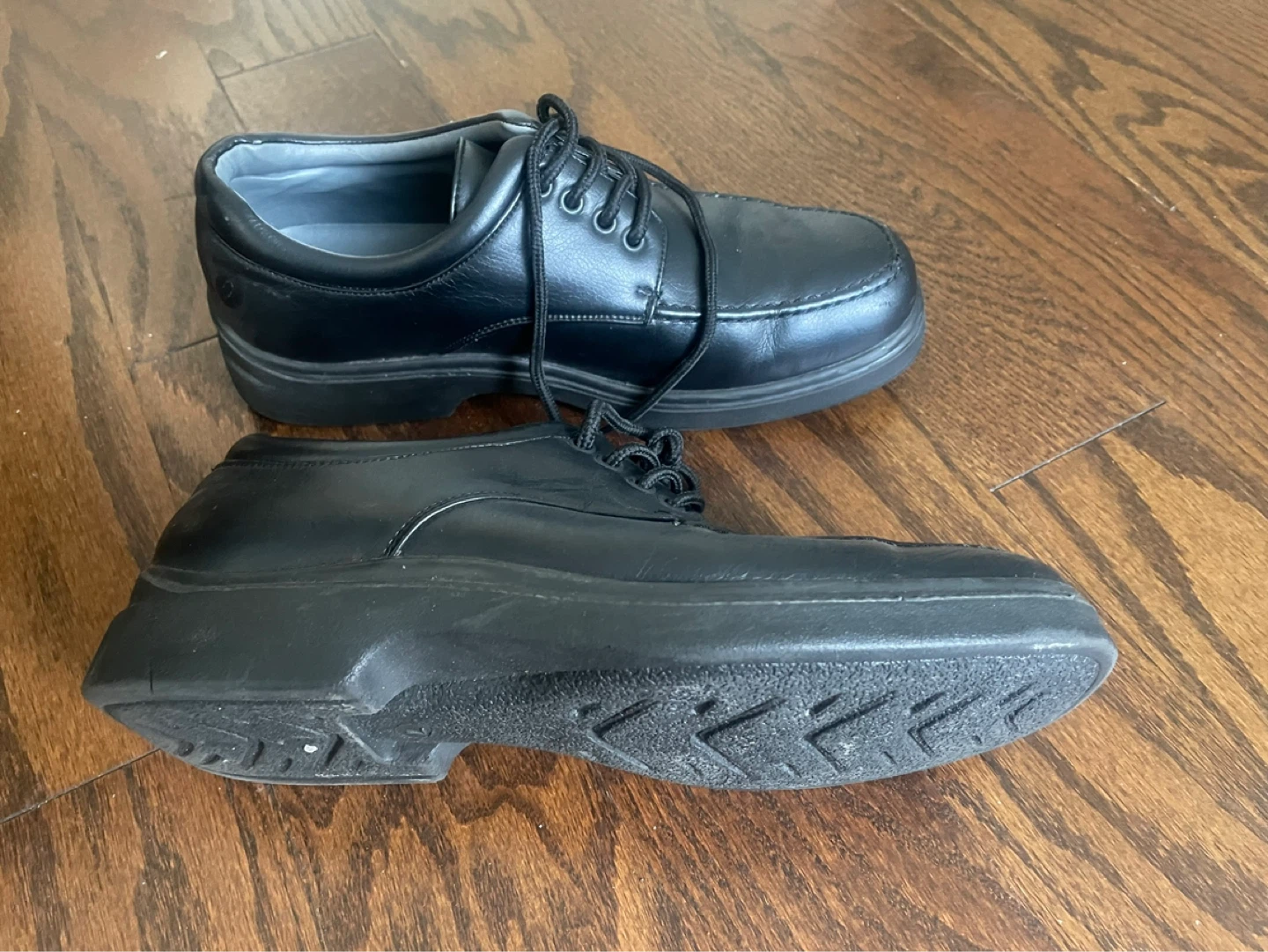 Penmans Black Leather Lace-Up Dress Shoes - photo 3