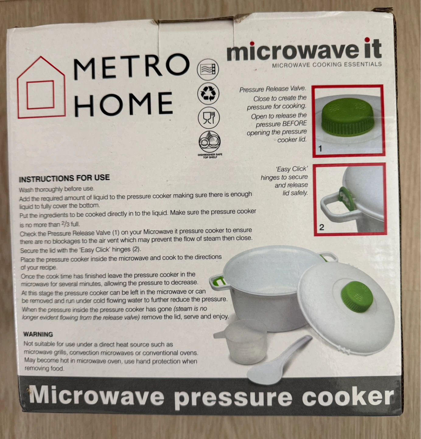 NEW Microwave Pressure Cooker - photo 2
