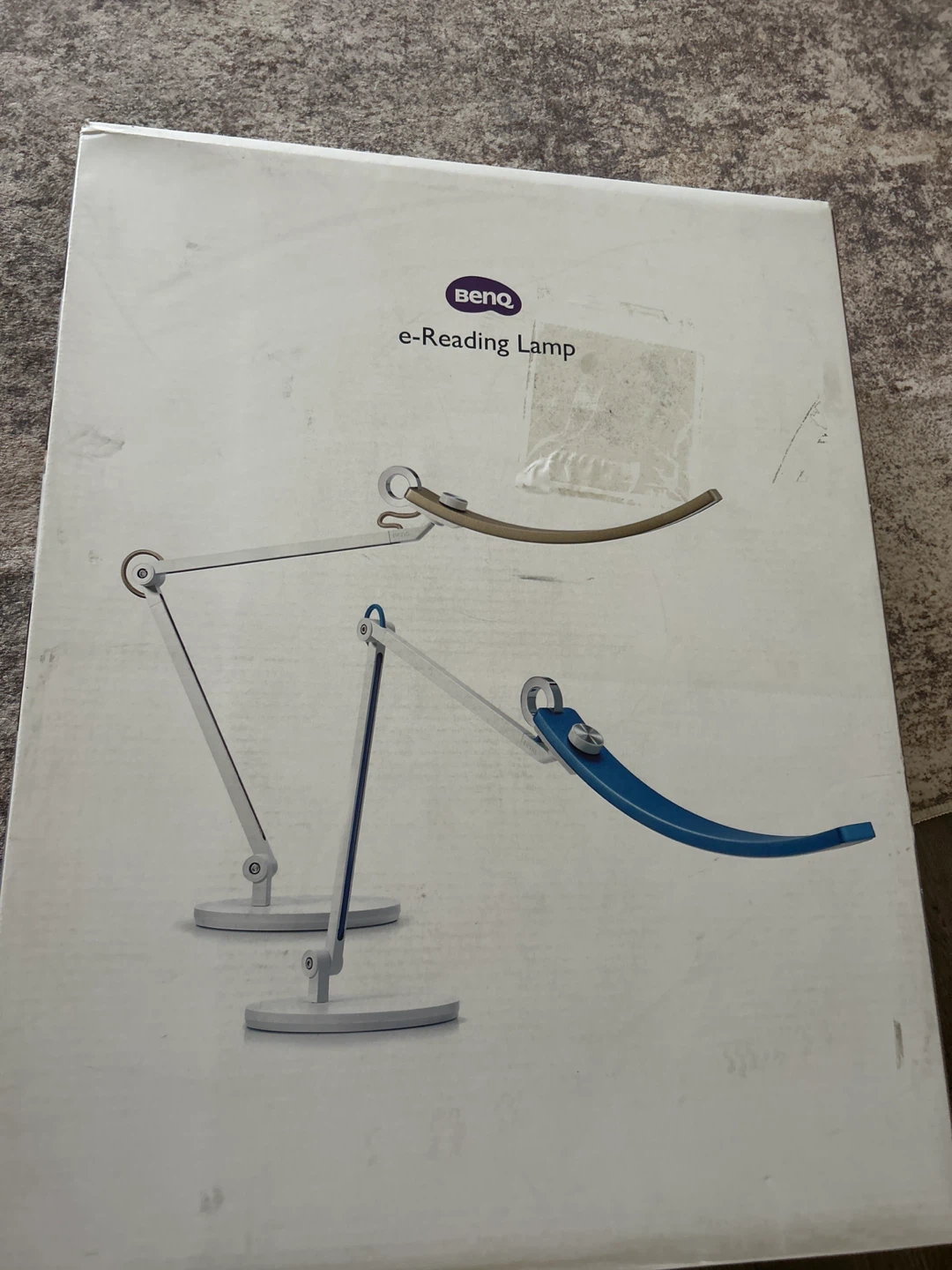 BenQ e-Reading Desk Lamp - Swing Arm, Matte Silver