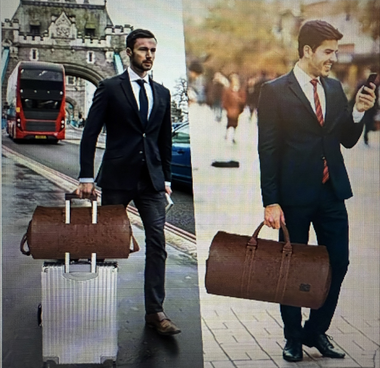 Faux Leather Duffle Bag - photo 2