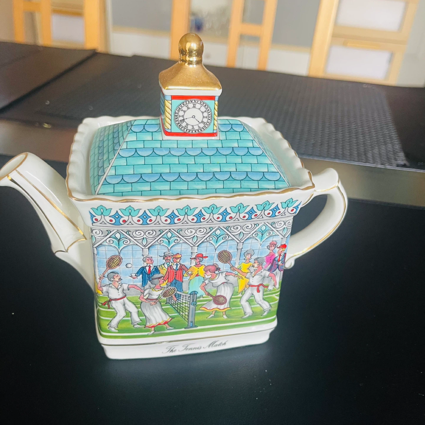 Sadler "The Tennis Match" Teapot