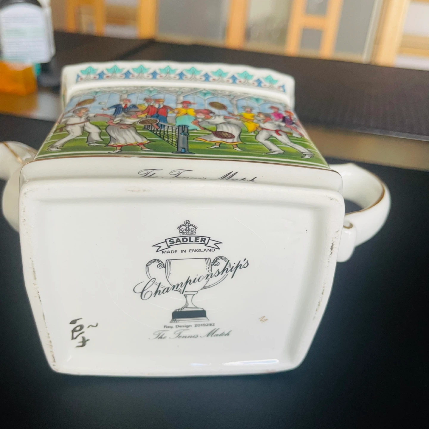 Sadler "The Tennis Match" Teapot - photo 5