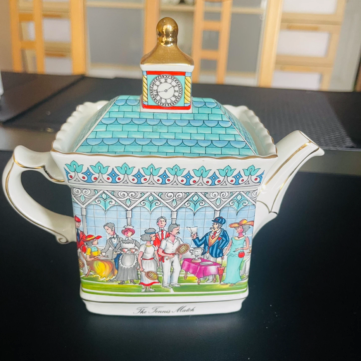 Sadler "The Tennis Match" Teapot - photo 3