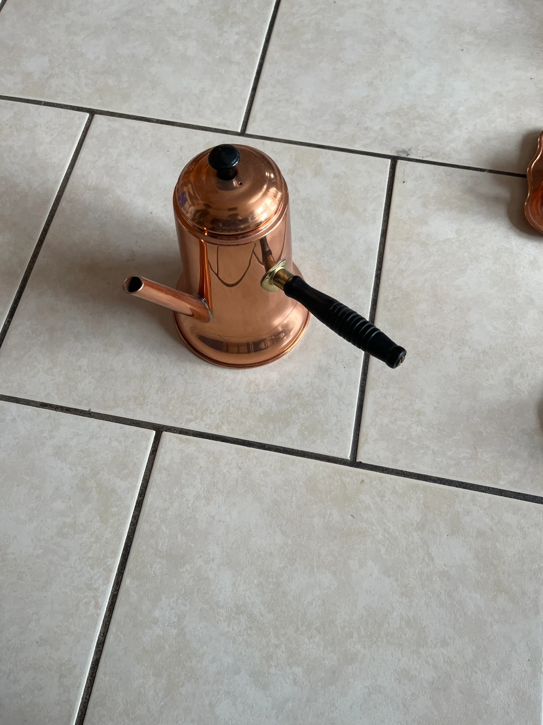 Vintage Copper Turkish Coffee Pot