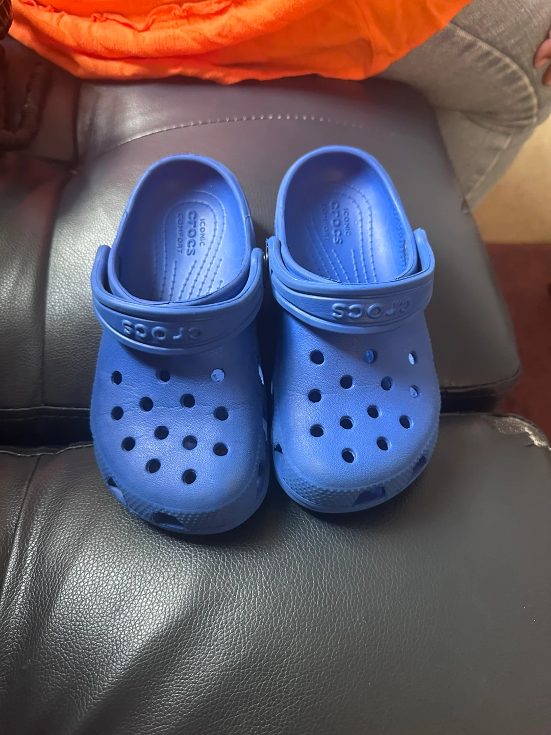 Kids Blue Crocs Clogs Size C11
