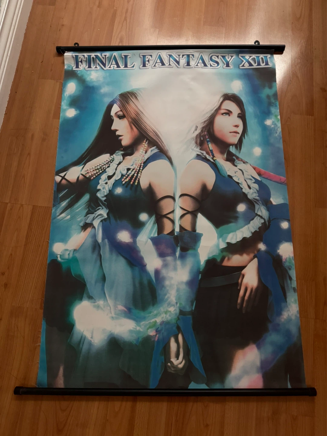Final Fantasy Yuna And Lenne Songstress Wall Scroll