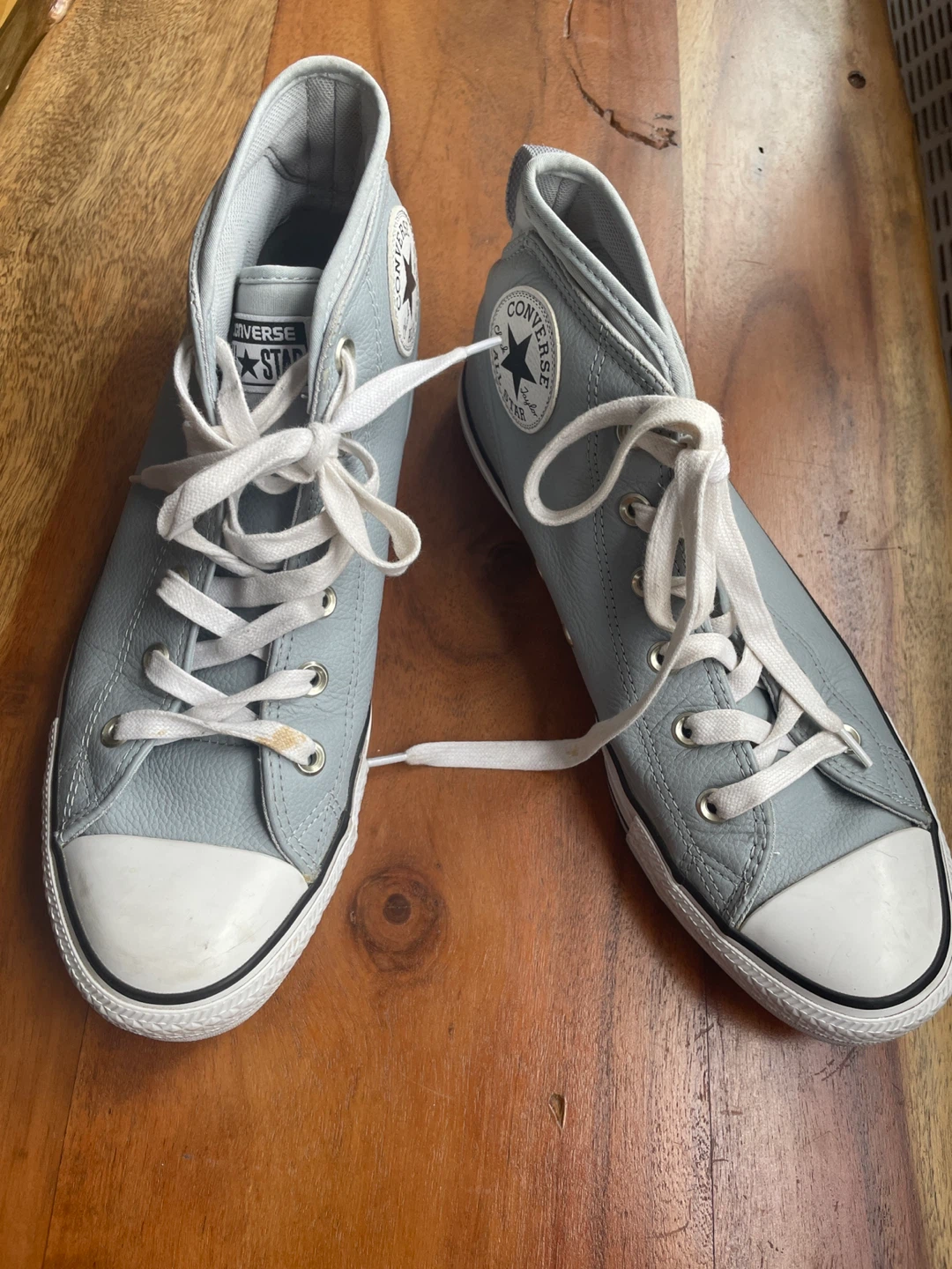 Converse All Star Mid Top Sneakers - Light Grey