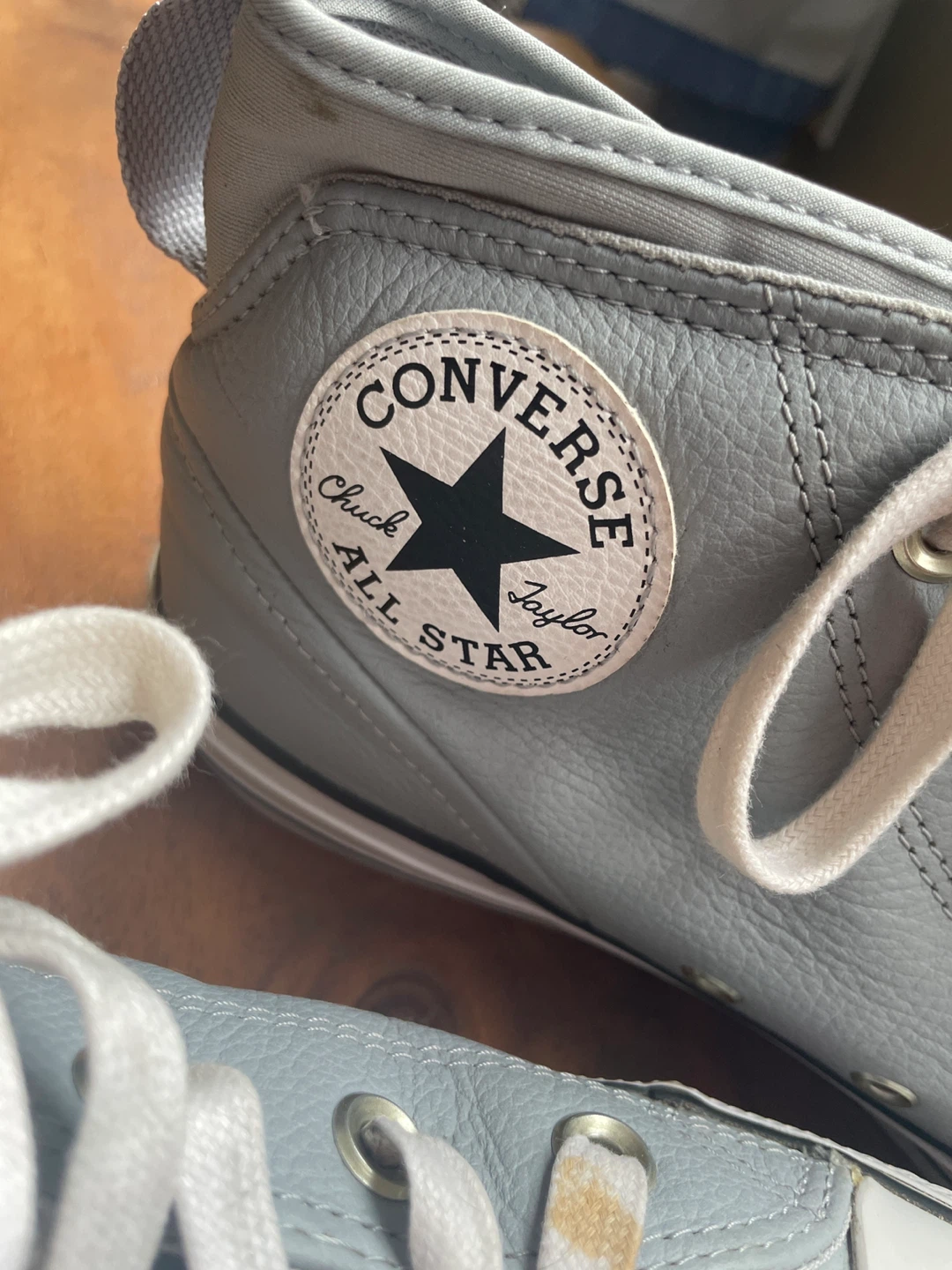 Converse All Star Mid Top Sneakers - Light Grey - photo 3