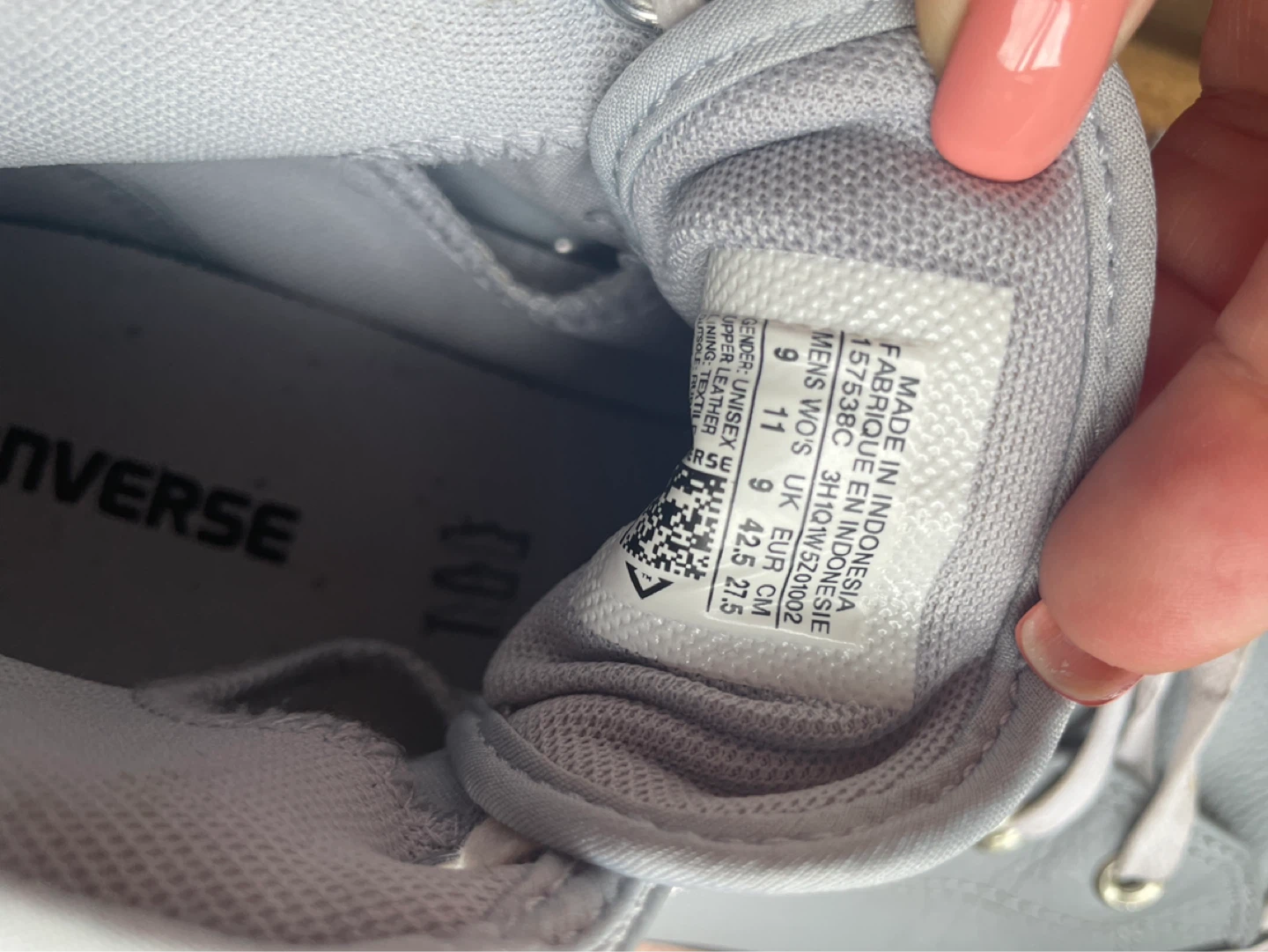 Converse All Star Mid Top Sneakers - Light Grey - photo 5