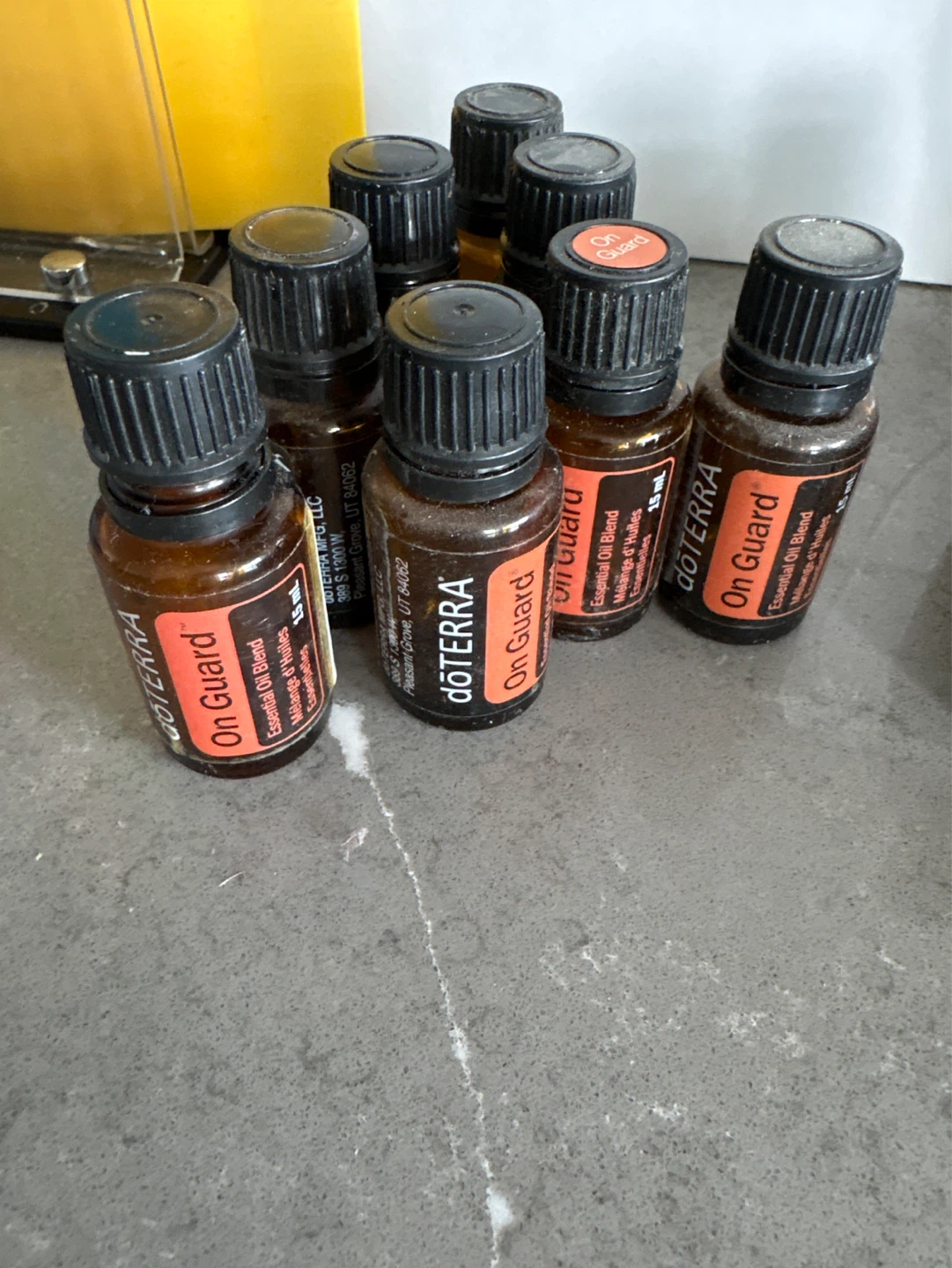 Selection of doTerra Essential Oils empty  bottles - photo 2