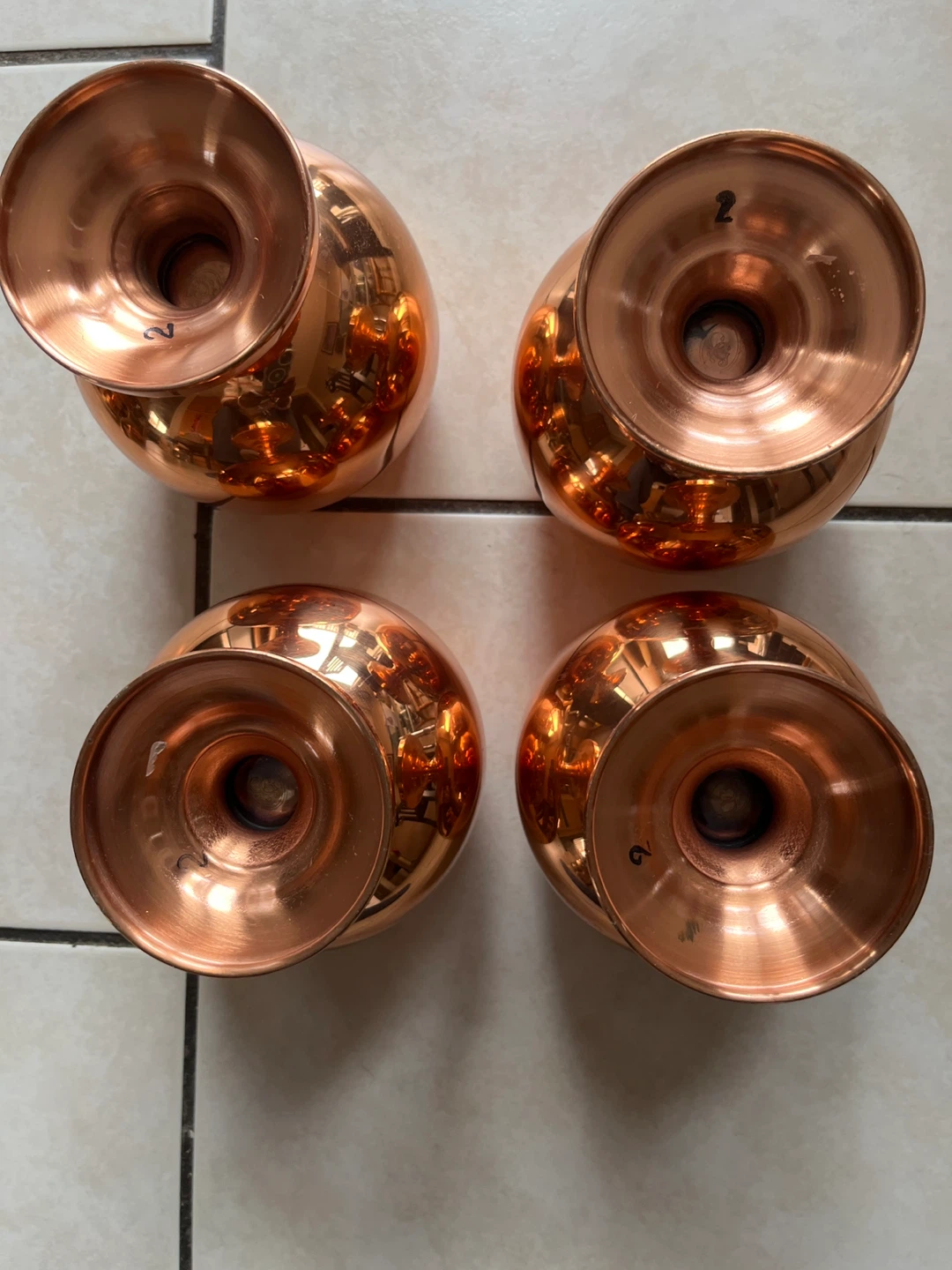 Set of 4 Copper Moscow Mule Mugs - photo 2