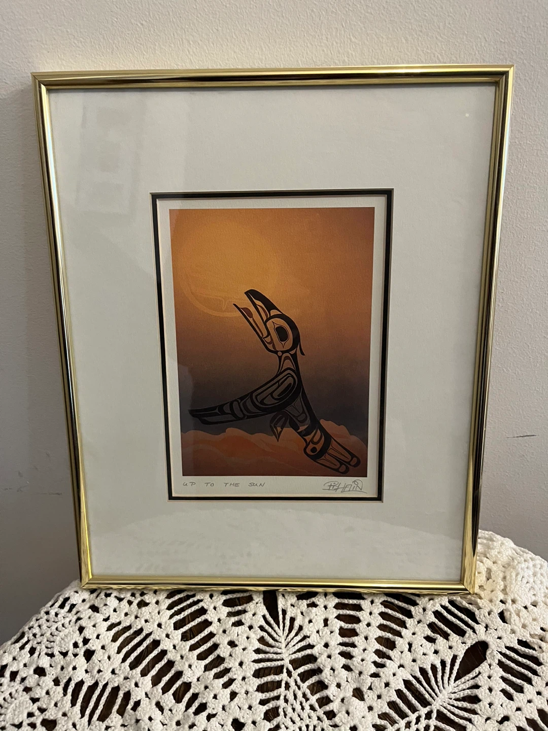 Framed Art Print 'Up to the Sun'