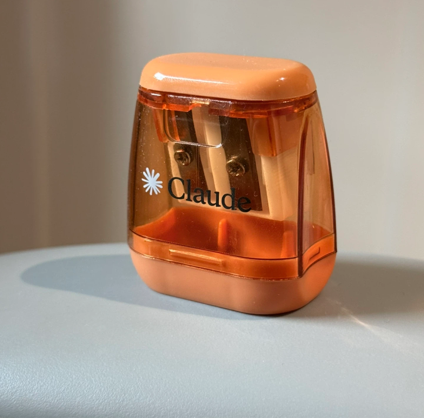 Claude 2-Hole Pencil Sharpener 🧡