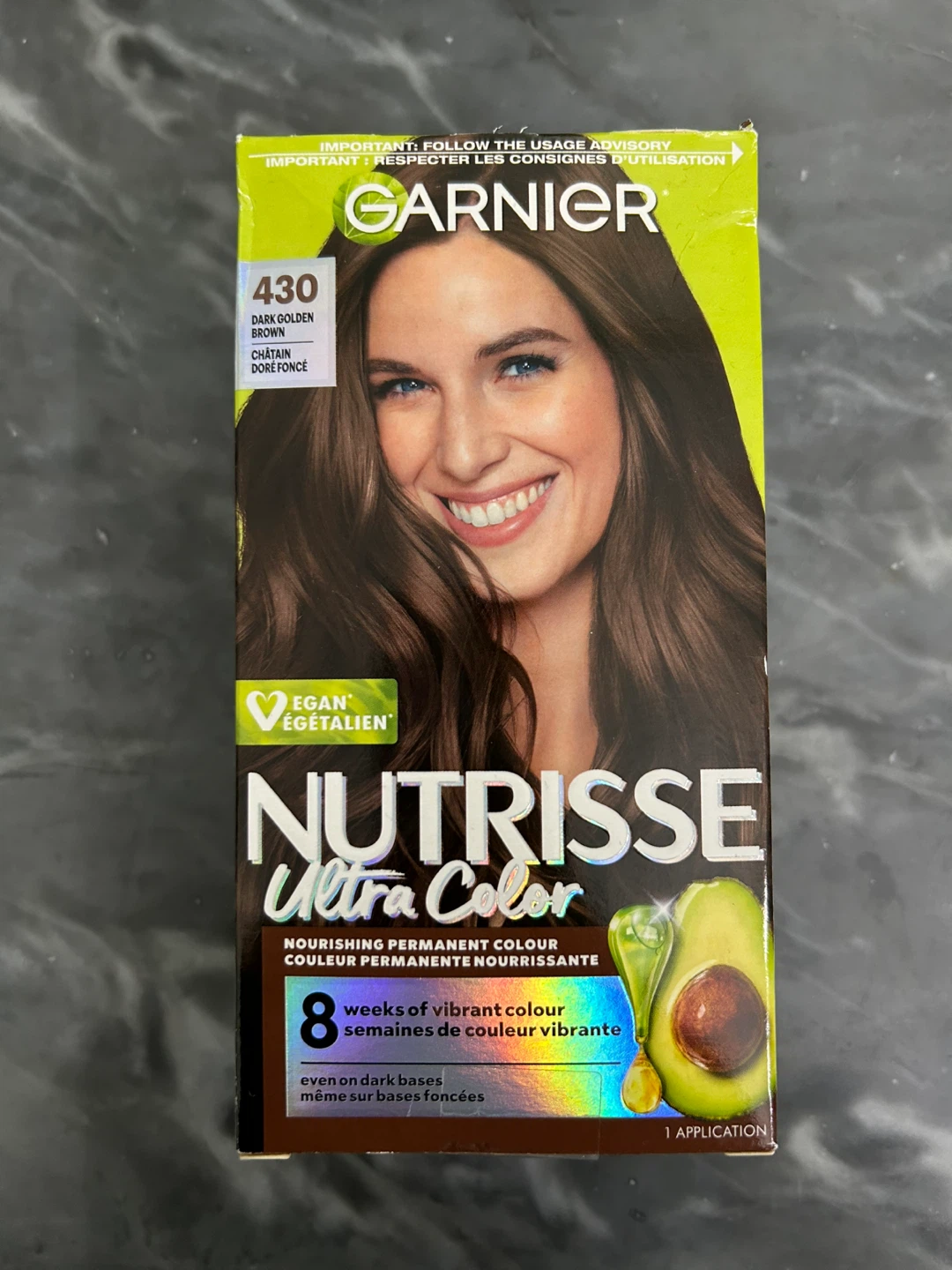 Garnier Nutrisse Ultra Color 430 Dark Golden Brown Hair Dye