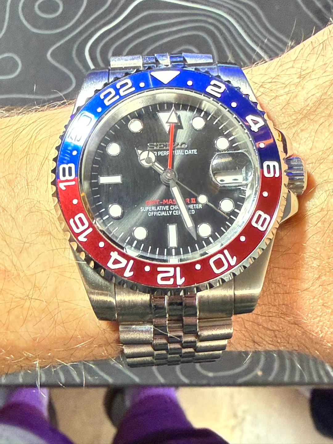 Seiko GMT-Master II Automatic Watch