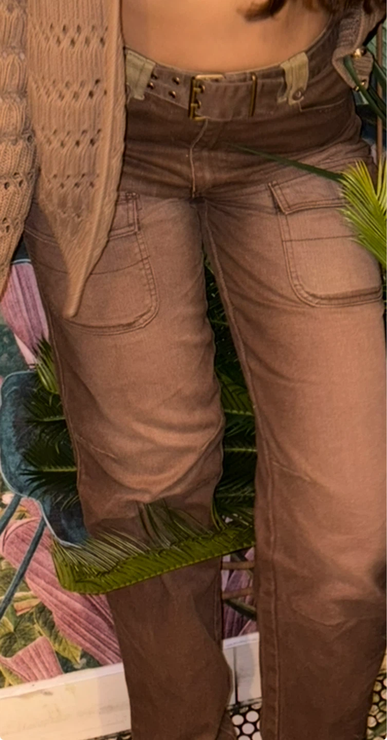 Brown Cargo Pants