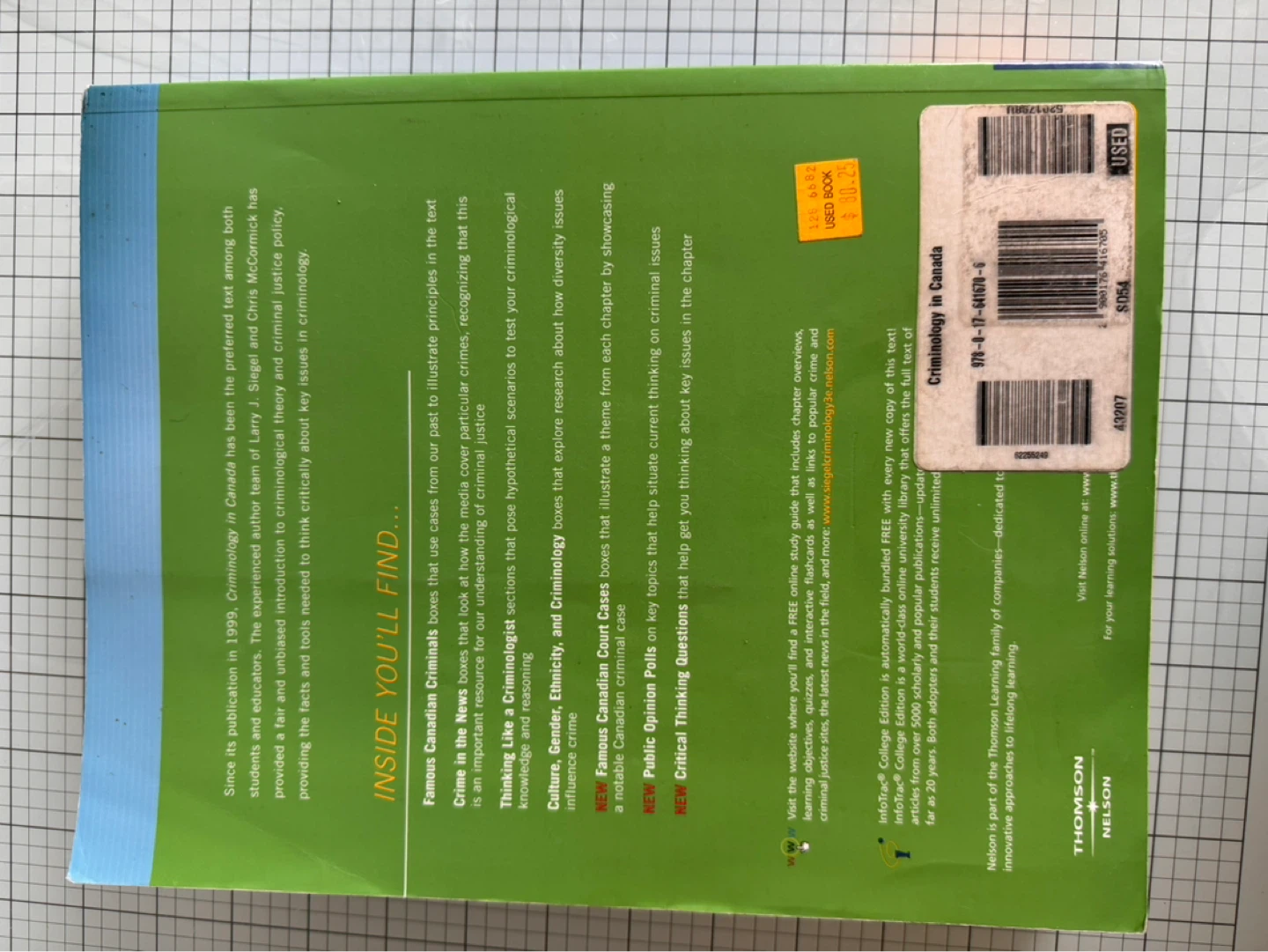 Criminology in Canada textbook, 3rd Edition. - photo 2