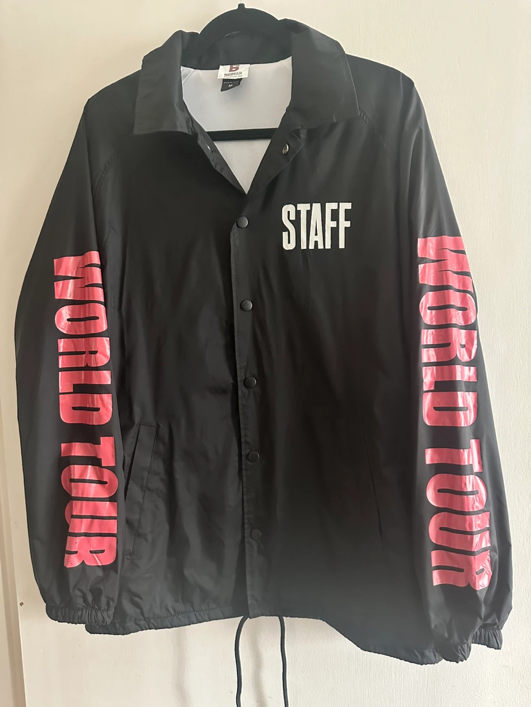 JUSTIN BIEBER 2016 TOUR JACKET WINDBREAKER