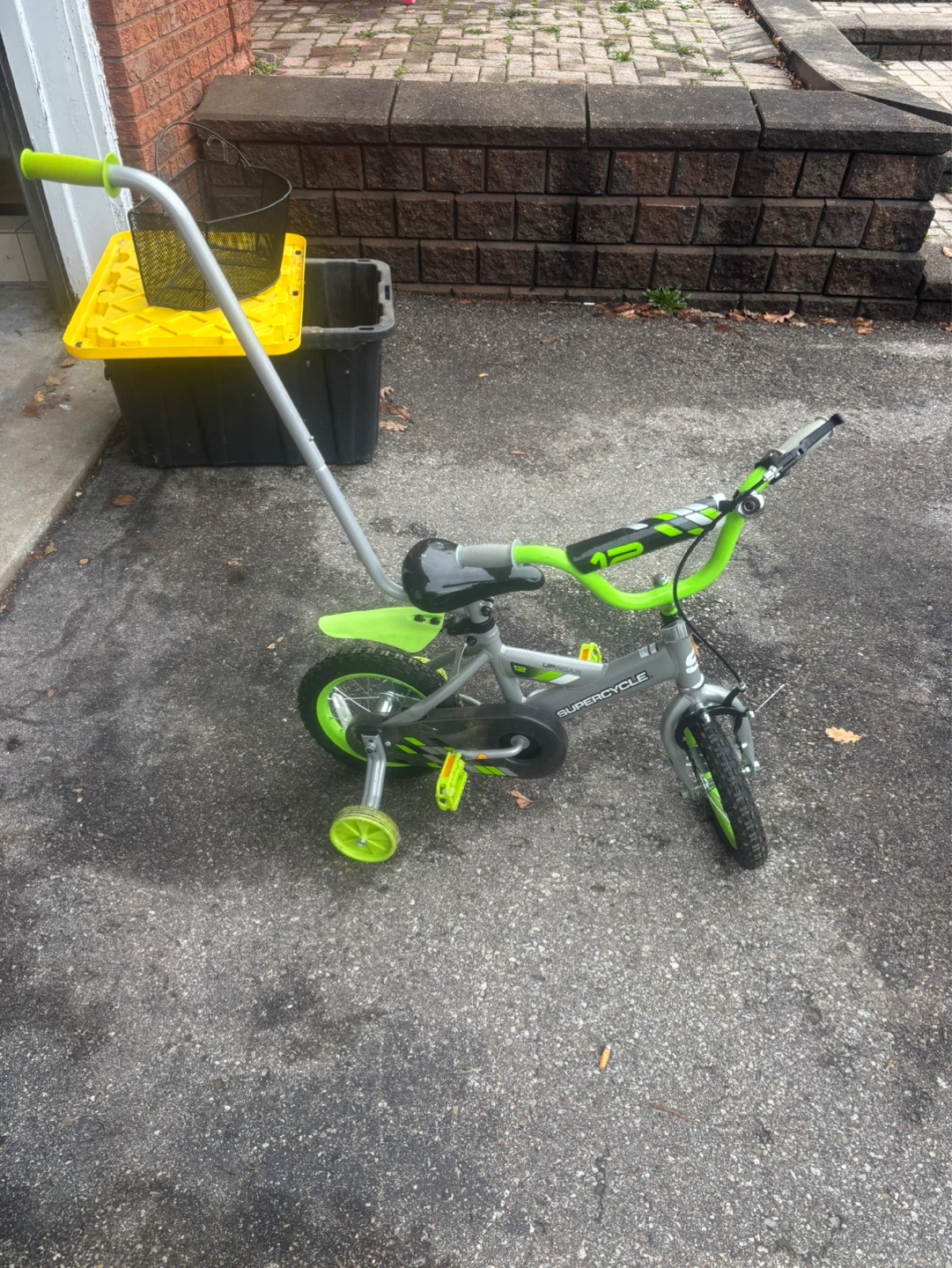 SUPERCYCLE Kids Training Bike with Handle - photo 2