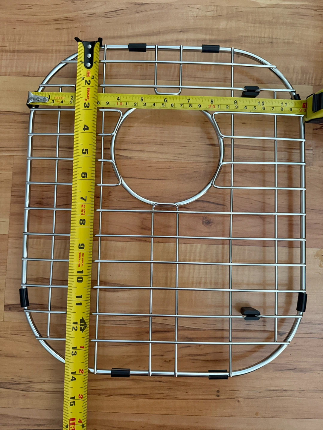 2- Stainless Steel Sink Grid Protector Rack