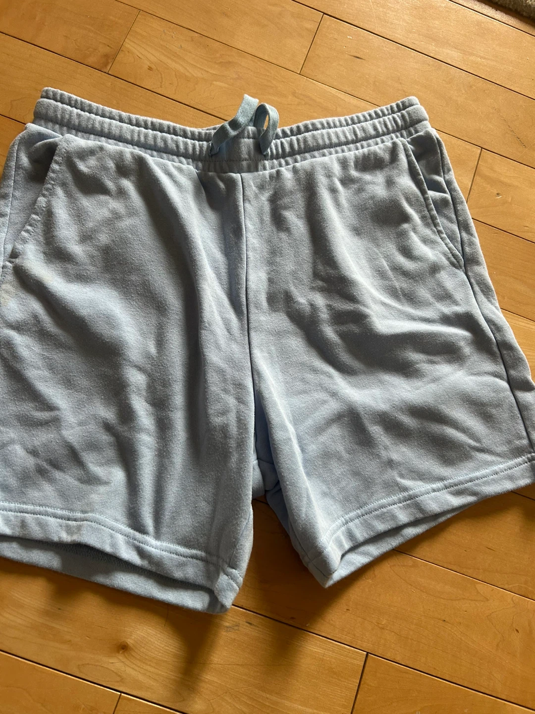 H&M Regular Fit Light Blue Sweatshorts Size S