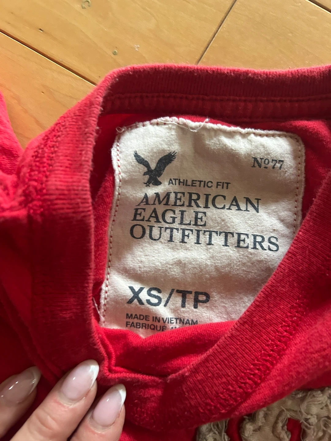 American Eagle Outfitters Red Athletic Fit T-Shirt - photo 2