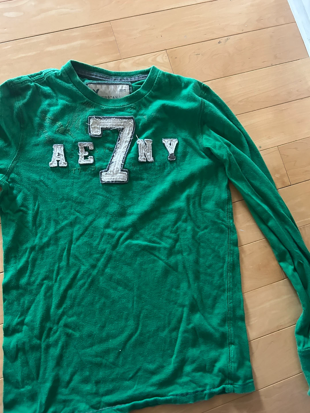 American Eagle Outfitters Green Long Sleeve Shirt XS/TP